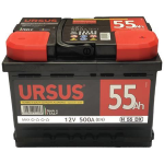 URSUS BATTERIA AVVIAMENTO AUTO 55Ah 500A 12V DX