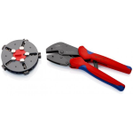 Knipex Pinza Crimpatrice 250mm x capicorda 0,5-6,0 mm2 con 5 matrici  973302