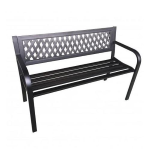 PANCHINA PANCA DA GIARDINO ESTERNO BOULEVARD NERA 120X50 H75 