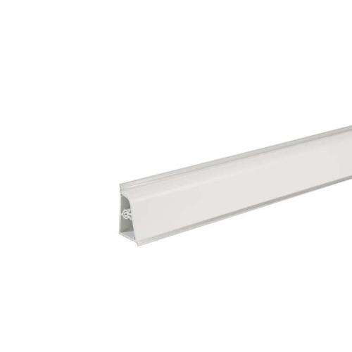 Alzatina per top cucina 40x3000mm rivestita alluminio - BricoNew