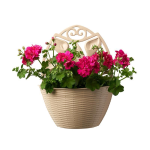 VASO FIORIERA GERLA LEGNO 32X16CM H 42.5 DA MURO PARETE GIARDINO TERRAZZI