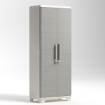 Armadio armadietto in resina tuttopiani alto 68x39 H173 cm 2 ante keter