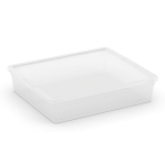 CONTENITORE PLASTICA TRASPARENTE SALVASPAZIO 9L C BOX FLAT
