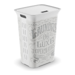 CESTA PORTABIANCHERIA BUCATO IN PLASTICA DECORATO LT 60 LAUNDRY BAG