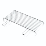 GRATICOLA GRIGLIA OMPAGRILL CROMATA CON PIEDINI 35X70 