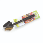 SPAZZOLA DOPPIA PER BARBECUE CM. 36 - FILI COLOR OTTONE OMPAGRILL