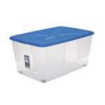 CONTENITORE PLASTICA 60X40 H29+RUOTE LIGHT