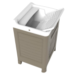 LAVATOIO RESISTENTE 60X51 H89 1A TORTORA ARTU
