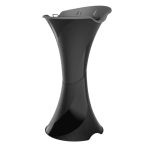 POSACENERE PAVIMENTO 36X39 H71 NERO