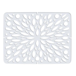 TAPPETO 30X39 LAVELLO RETTANGOLARE BIANCO