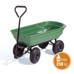 CARRELLO ACIAIO VERNICIATO GIARD 4RUOTE RIBALTABILE P250