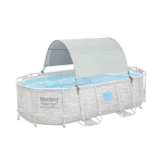 TENDALINO X PISCINA RETTE + BORSA   BESTWAY ADATTABILE X LARGHEZZA DA 2,10 A 3,40 MT