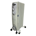 RADIATORE 1500W OLIO 7 ELEMNTI BIANCO