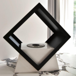 CAMINO COMBUSTIBILE 600W BIOETANOLO NERO RUBIK