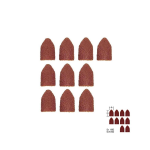 ANELLI ABRASIVI DIAMETRO 9 GRANA 80 PROXXON