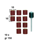 ANELLI ABRASIVI DIAMETRO 10 GRANA 150 PROXXON