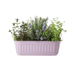 FIORIERA 58 PLASTICA+SOTTOVASO LAVANDA ETIKA