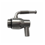 RUBINETTO 1/2 ENOLOGICO OLIO INOX MILANO FISSO A LEVA