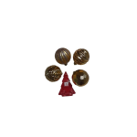 SFERA DIAMETRO 60 PZ 4 PLASTICA ORO            