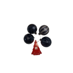 SFERA DIAMETRO 60 PZ 4 PLASTICA BLU            