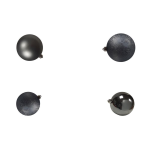 SFERA DIAMETRO 10 PZ 4 PLASTICA SILVER SCURO    