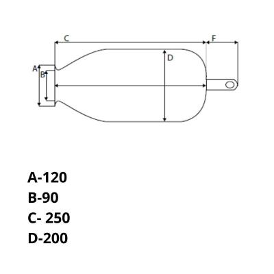 MEMBRANA RICAMBIO EPDM IDROSFERA 24 LT VASO ESPANSIONE AUTOCLAVE