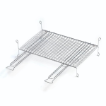 GRATICOLA 40X60 CROMATO TONDINO + PIEDE 2 MANI   