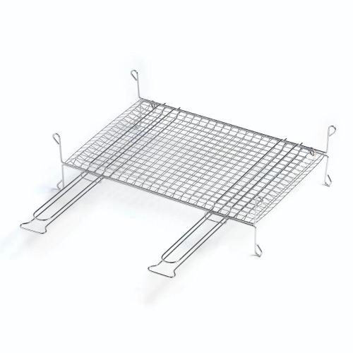 GRATICOLA 40X60 CROMATO TONDINO + PIEDE 2 MANI   