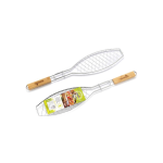 GRATICOLA 65X15 ACCIAIO VERNICIATO X PESCE MANICO IN BAMBOO