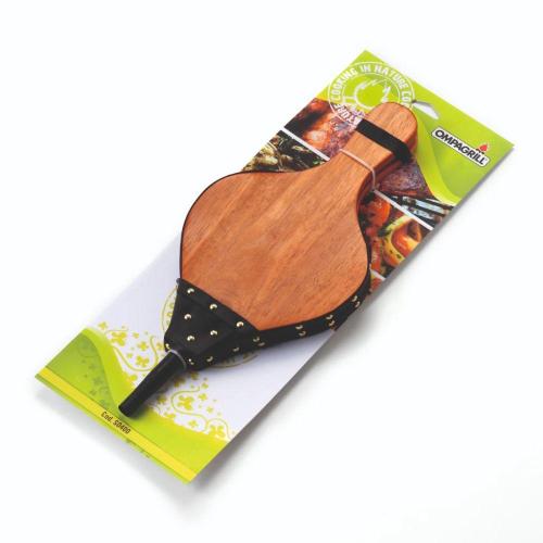 SOFFIETTO LEGNO DI PELLE CM41 X CAMINO    