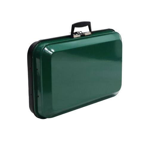 BARBECUE ACCIAIO VERNICIATO 46X28 VALIGIA + COPERCHIO PIC-NIC