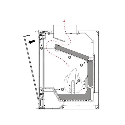 MCZ BOXTHERM 70 INSERTO PER CAMINO TERMOCAMINO A PELLET 8,8 KW VENTILAZIONE FORZATA A+