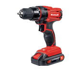 EINHELL TRAPANO AVVITATORE BATTERIA LITIO 18V TC-CD 18-2 LI MANDRINO Ø10 MM.