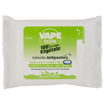 VAPE 15 SALVIETTE ANTIPUNTURA ZANZARE CITRONELLA PROFUMATE REPELLENTI VEGETALE