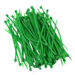 FASCETTE NYLON CABLAGGIO CAVI PLASTICA VERDE 100 PZ A STRAPPO 3,6X200