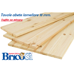 PANNELLO TAVOLA TAVOLE IN LEGNO DI ABETE LAMELLARE SPESSORE 18MM 