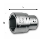 USAG 235 CHIAVE A BUSSOLA BOCCA ESAGONALE 3/4" IN ACCIAIO MM.36