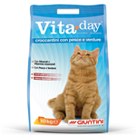 GIUNTINI Vitaday Croccantini per Gatto con Pesce Verdure Cereali e Minerali 10KG