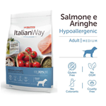 GIUNTINI Alimento cibo per cani taglia piccola con Salmone fresco e Aringhe