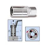 Estrattori a rulli per viti prigioniere con attacco quadro femmina 1/2" 8MM