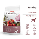 GIUNTINI 3 KG MANGIME ALIMENTO CANI TAGLIA MEDIA con Anatra Proteine omega3