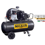 COMPRESSORE ARIA BISTADIO NUAIR 270LT  HP 5,5 380V COMODO E STABILE N5NC701NUA