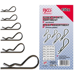 Kit Assortimento coppiglie elastiche perni 150pz in cassetta Fermec BGS8043