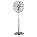 Ventilatore a piantana in Acciaio 50W Pale 40CM Oscillante h140cm Zephir PF40CR