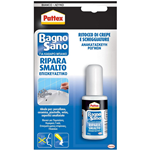 PATTEX BAGNO SANO RIPARA SMALTO BIANCO RITOCCO PORCELLANA SANITARI ELETTRODOMESTICI 50GR 