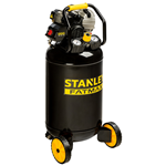 STANLEY COMPRESSORE VERTICALE 50LT 2HP LUBRIFICATO A SECCO OILLESS 