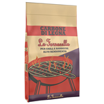 CARBONE CARBONELLA DI LEGNA 5 KG PER GRILL BARBECUE ALTO RENDIMENTO