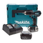 Makita DHP456RMJ Trapano a Percussione doppia Batteria 18V