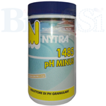 CORRETTORE PH MINUS GRANULARE NYTRA 1485 TRATTAMENTO ACQUA PISCINA 1,5 KG.