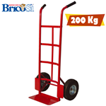 Carrello Portapacchi Porta Pacchi Sacchi Casse Bravetta ruote pneumatiche 200kg